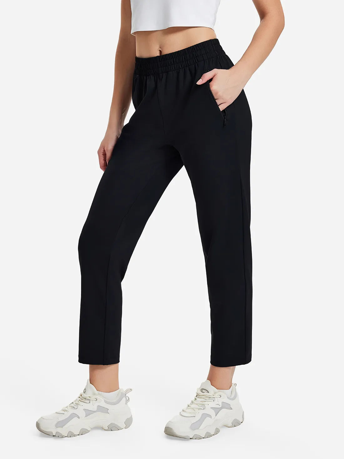 Women's Lightweight Stretch Golf Ankle Pants - Petite & Tall