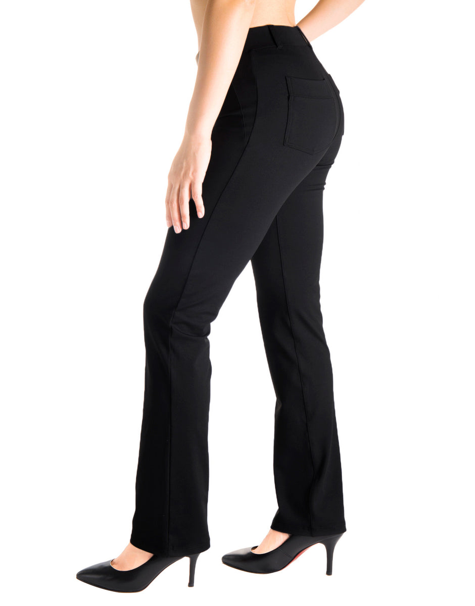 Black dress yoga pants on sale