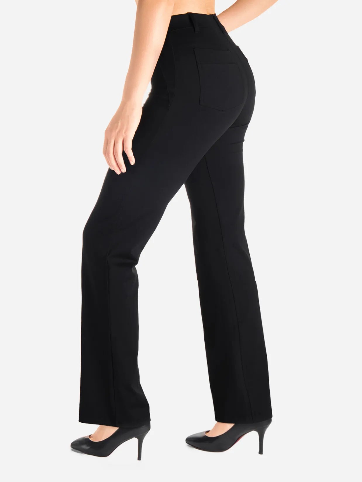 Comfortable Flare Work Pants for Women | Yoga Dress Pants | Yogipace Comfortable Flare Work Pants for Women | Yoga Dress Pants | Yogipace