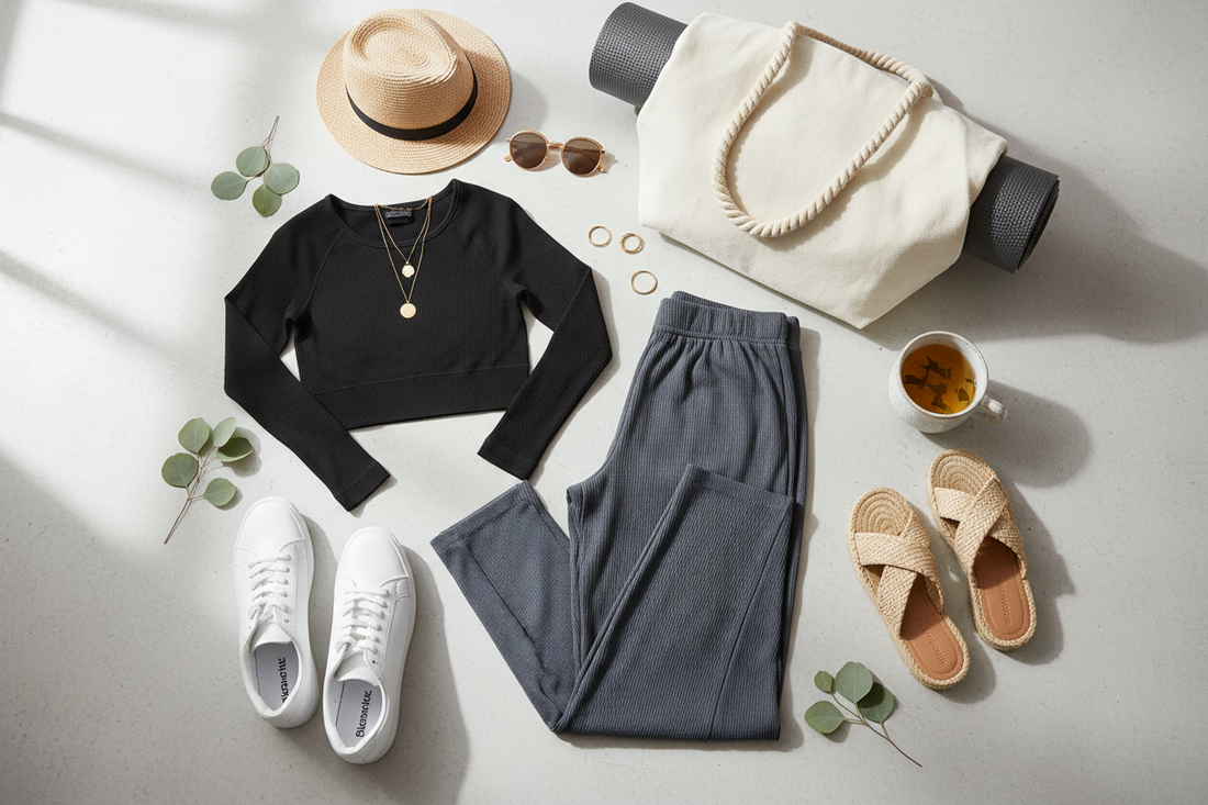 How to Style Wide-Leg Yoga Pants: Proportion, Shoes, and Everyday Outfits