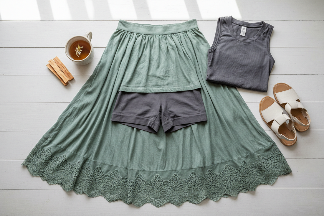 Long Yoga Skirts: How to Choose Hem, Shorts, and Layering for Practice