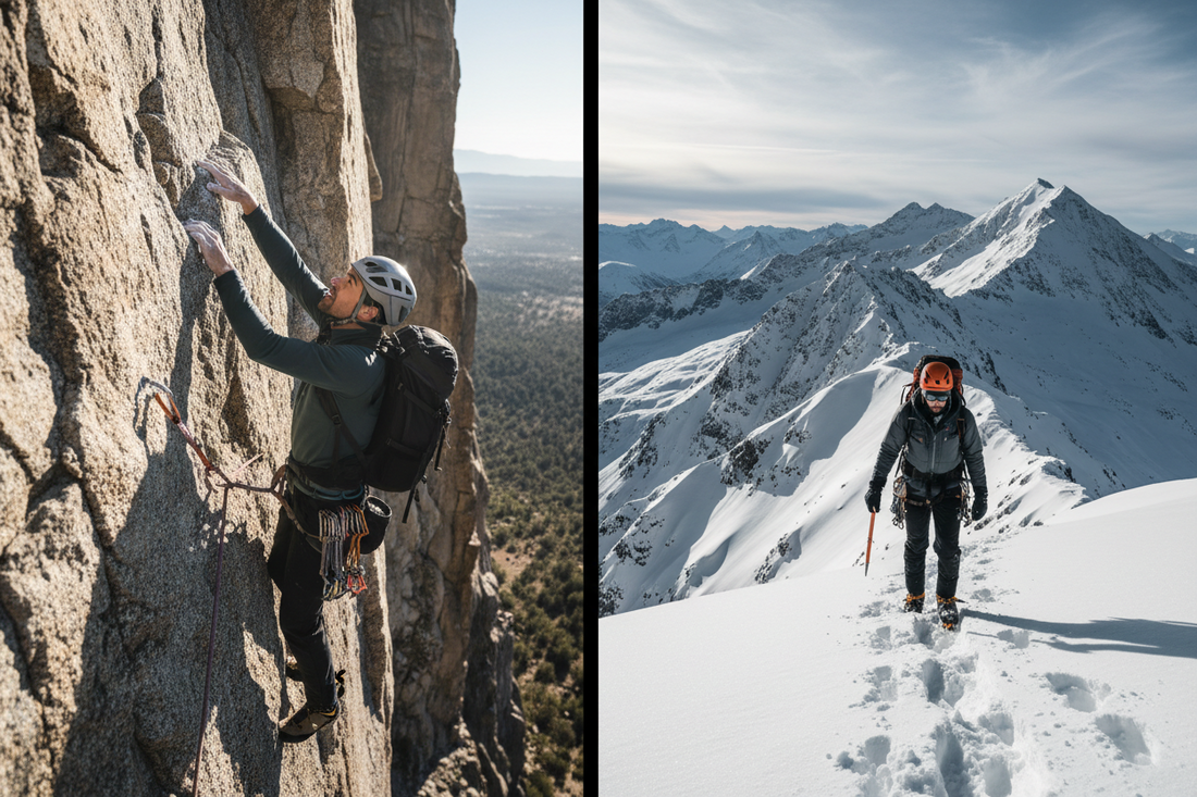 Rock Climbing vs. Mountaineering: What’s the Difference?