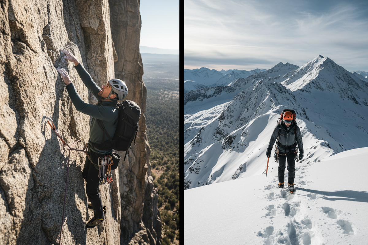 Rock Climbing vs. Mountaineering: What’s the Difference?
