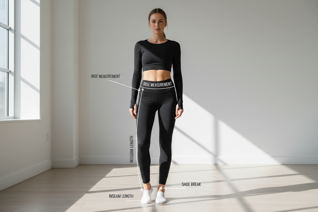 Tall Yoga Pants for Women: How to Check Inseam, Rise, and Shoe Break