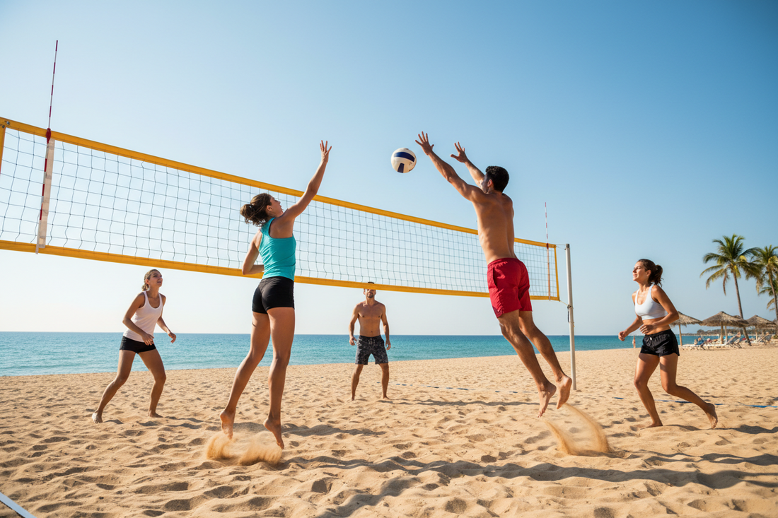 The Health Benefits of Playing Beach Volleyball