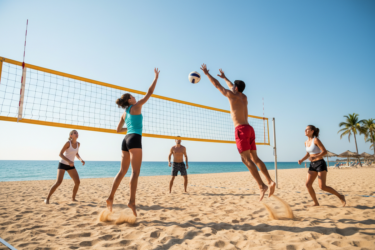 The Health Benefits of Playing Beach Volleyball
