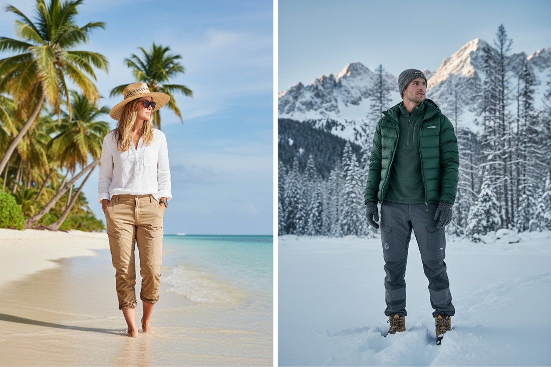 Tropical Vacation vs. Cold Climate Travel: Choosing the Right Travel Pants