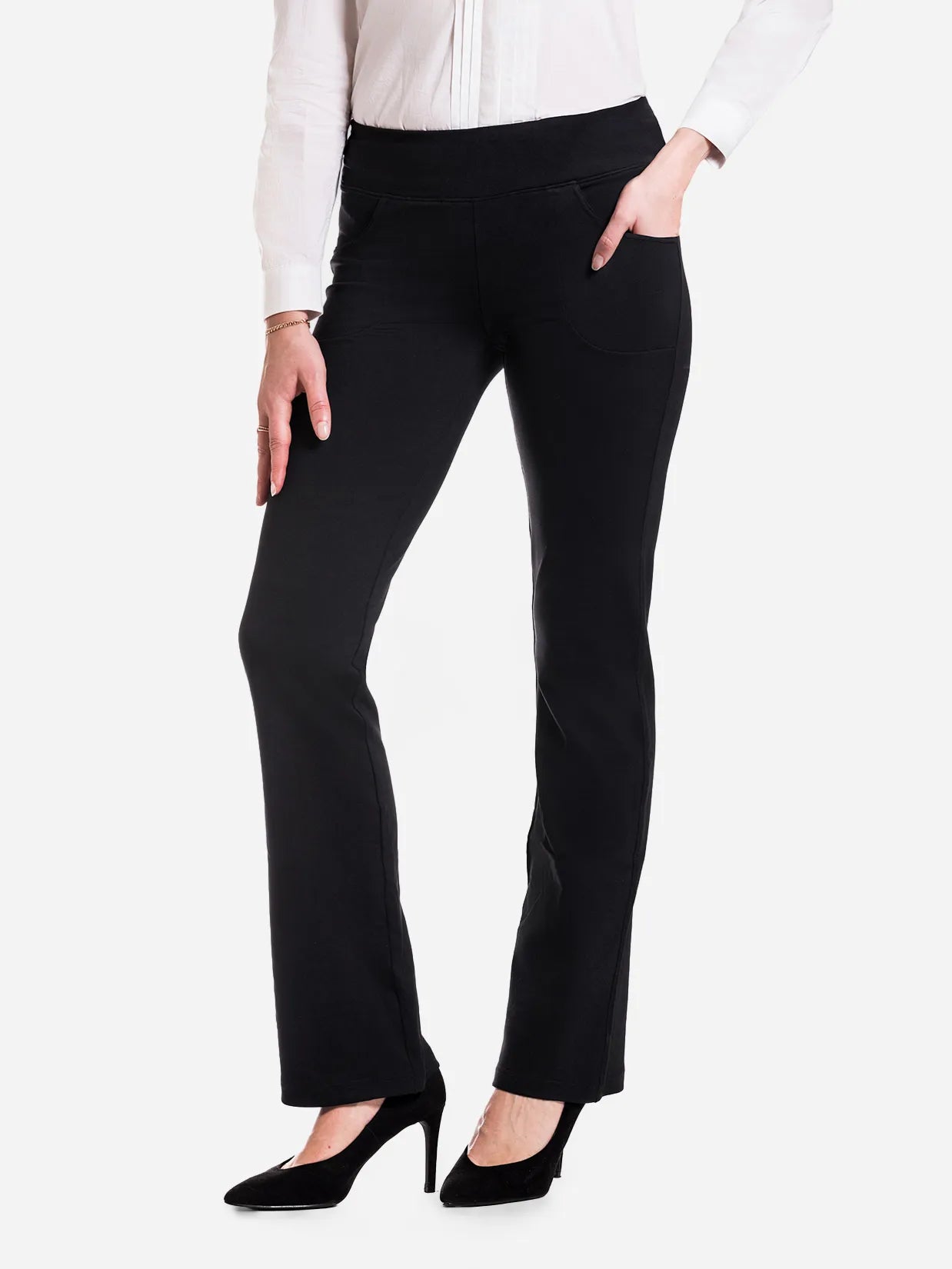 Bootcut Yoga Pants, 5 Pockets image 2