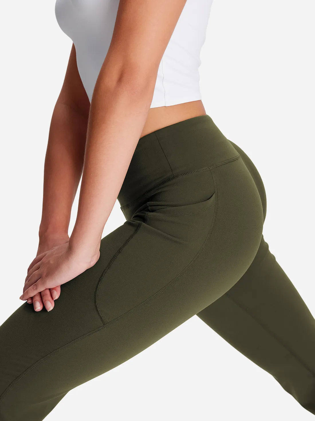 Essential Bootcut Yoga Pants, Side Pockets image 2