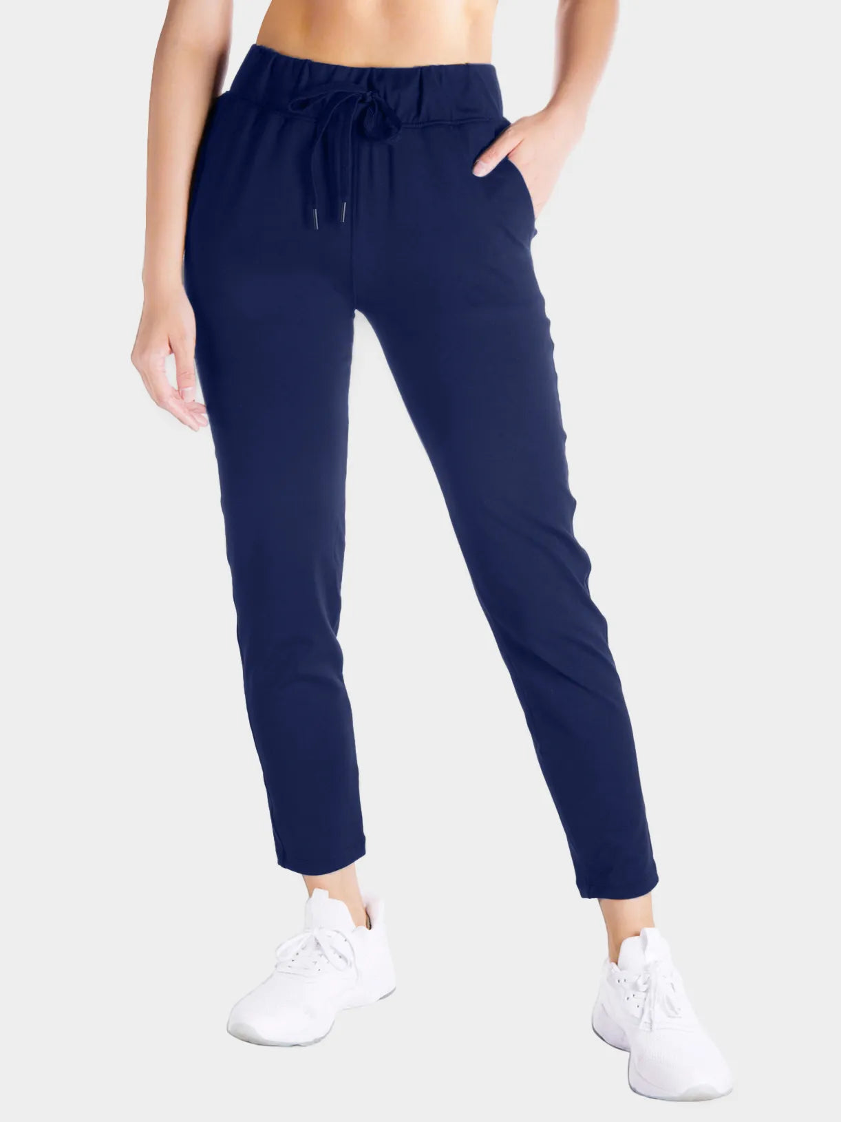 7/8 On The Go Casual Jogger Pants #color_Navy Blue
