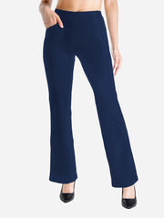 Flare Yoga Dress Pants, 4 Pockets image 0