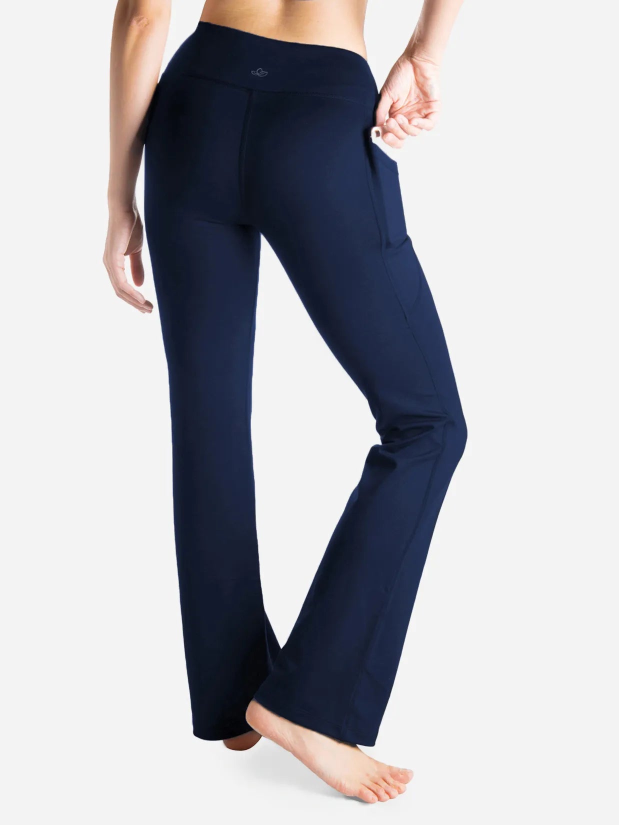 Essential Bootcut Yoga Pants, Side Pockets image 1