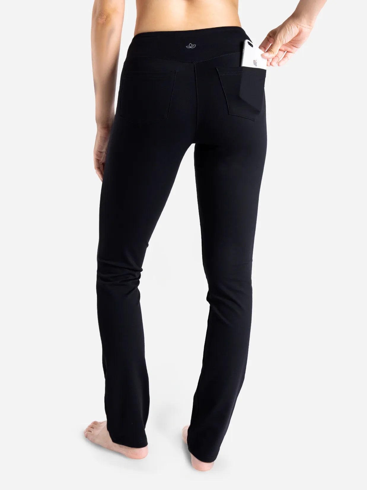 Straight Leg Yoga Pants, 5 Pockets image 2