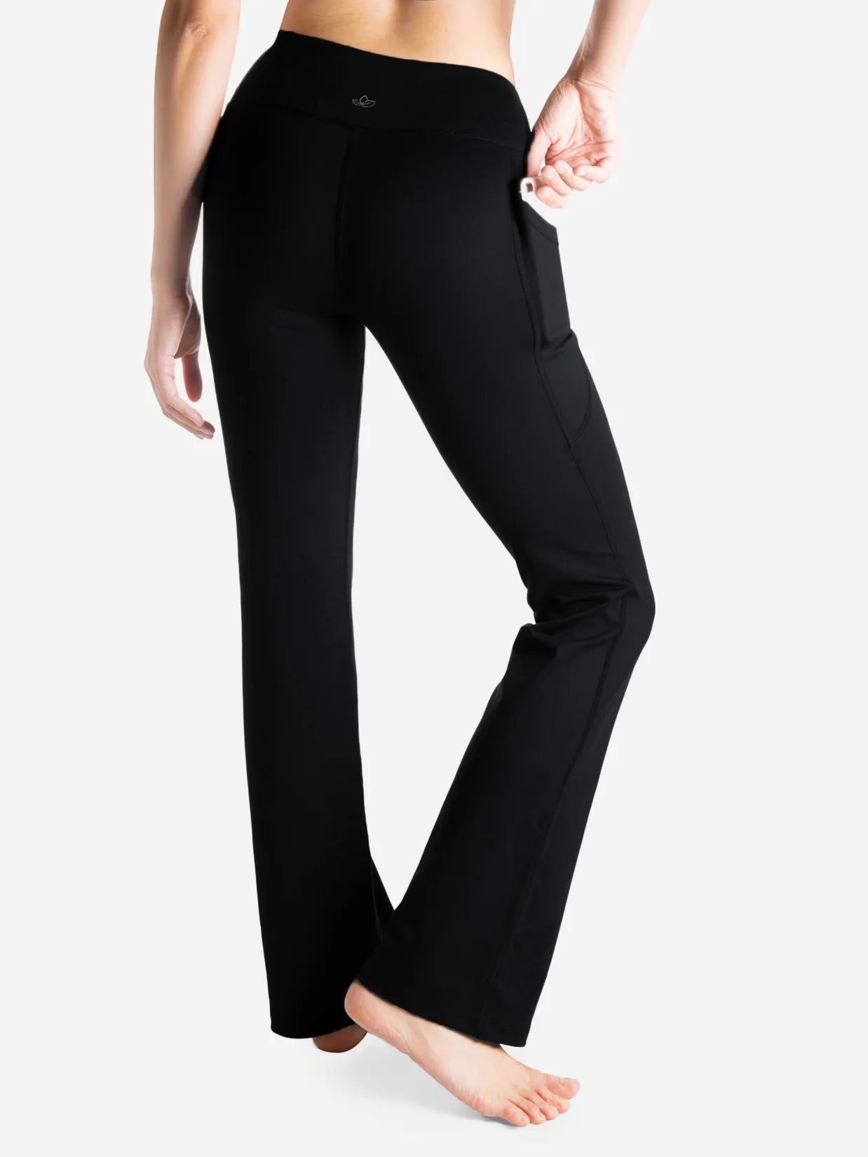 Essential Bootcut Yoga Pants, Side Pockets image 1