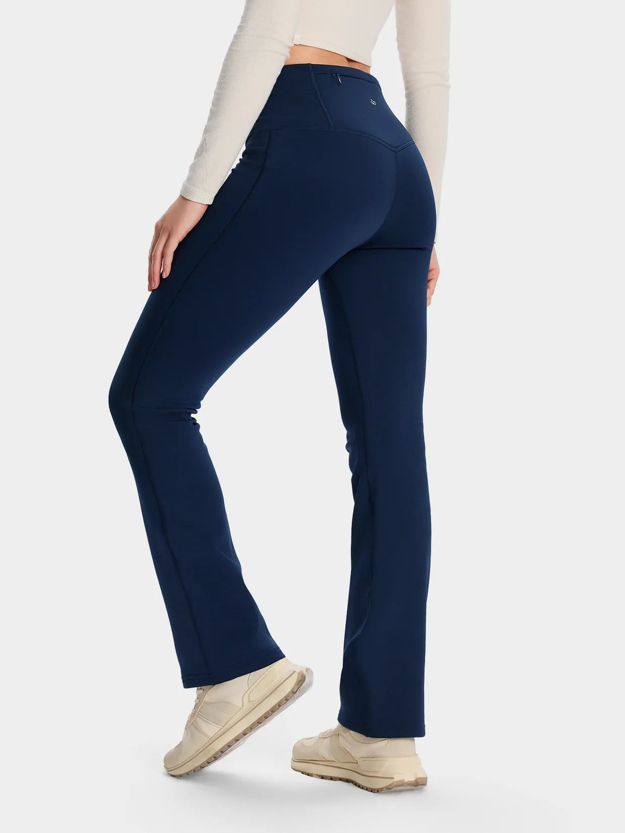 CozyWarmth Fleece Lined Flare Leggings image 1