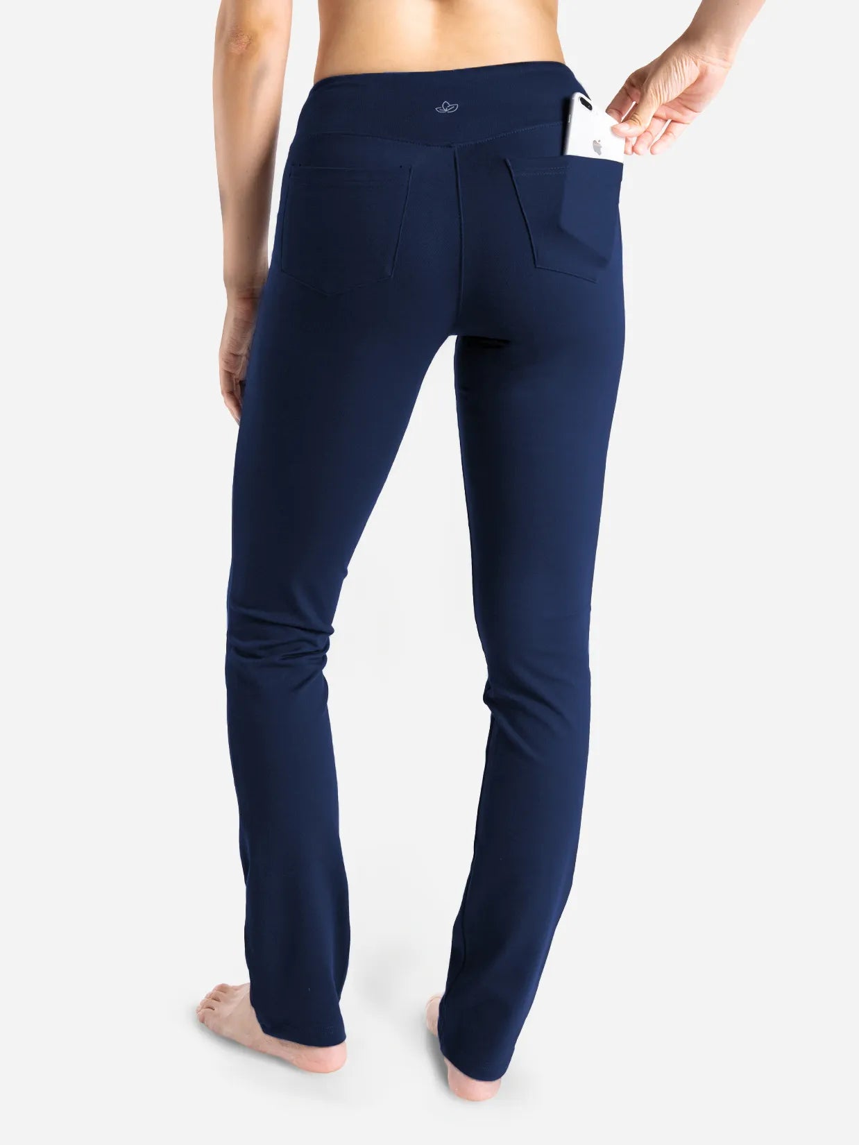 Straight Leg Yoga Pants, 5 Pockets image 2