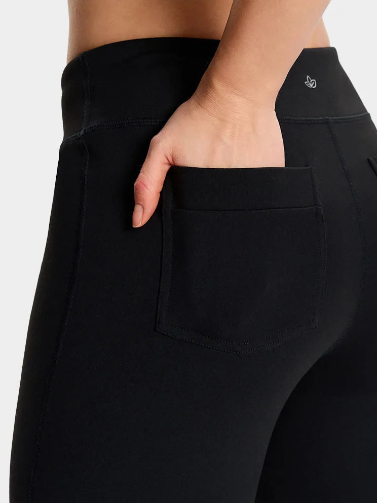 Essential Bootcut Yoga Pants, Back Pockets image 3