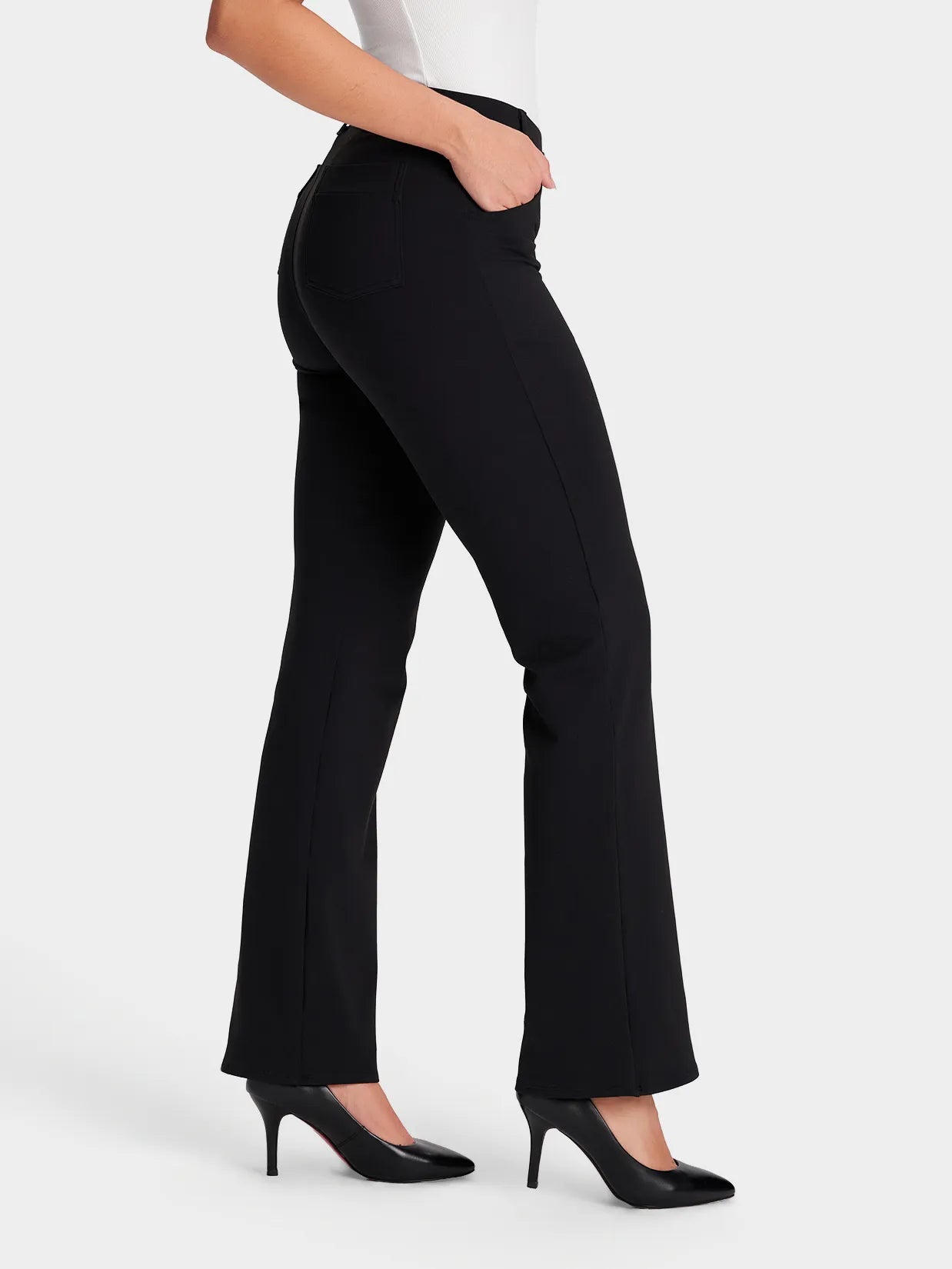 Bootcut Yoga Dress Pants, 4 Pockets image 1