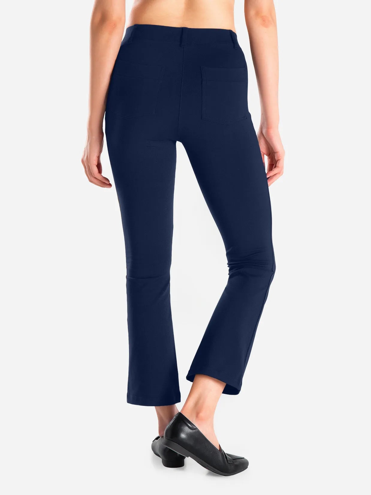 Flare Cropped Yoga Dress Pants image 1