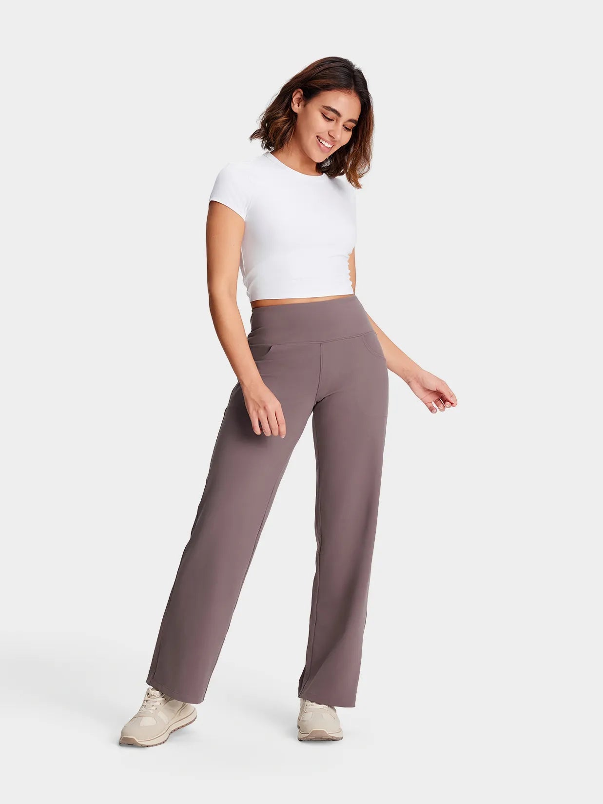 High Rise Wide Leg Pants image 3