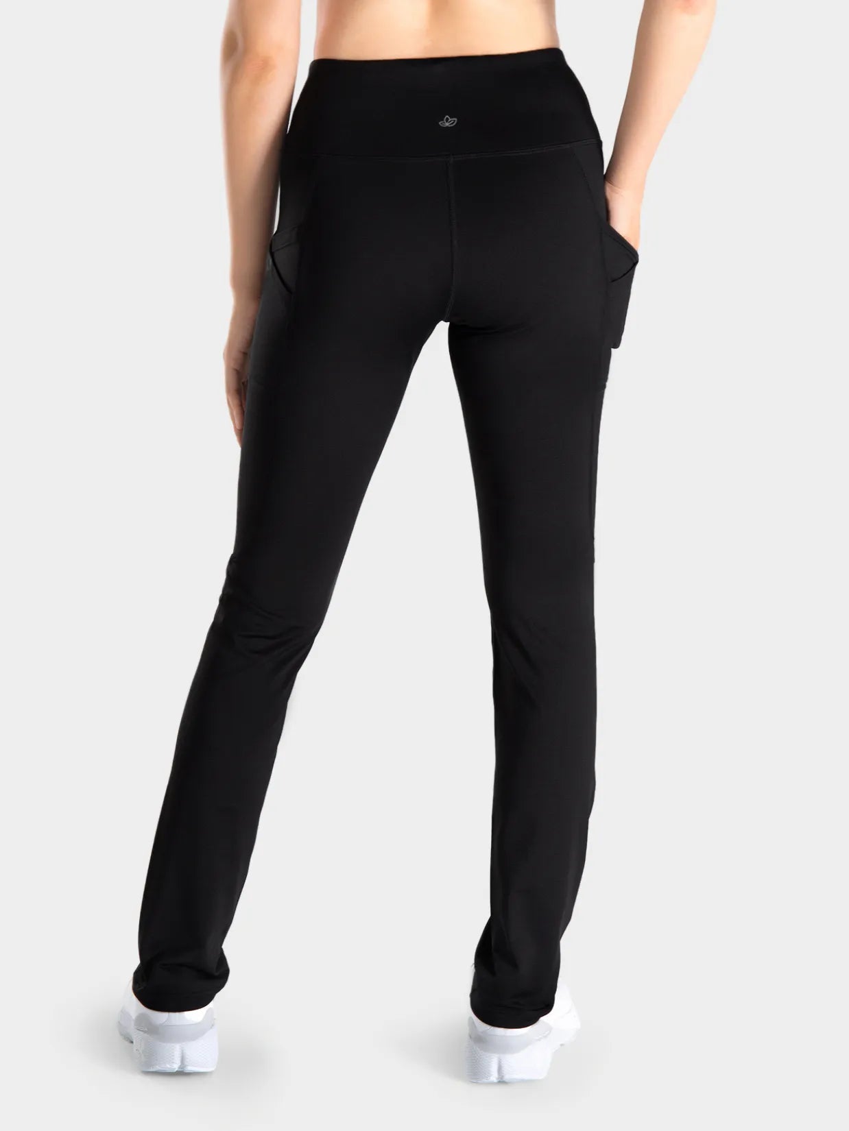 Fleece Lined Straight Leg Pants, Side Pockets image 1