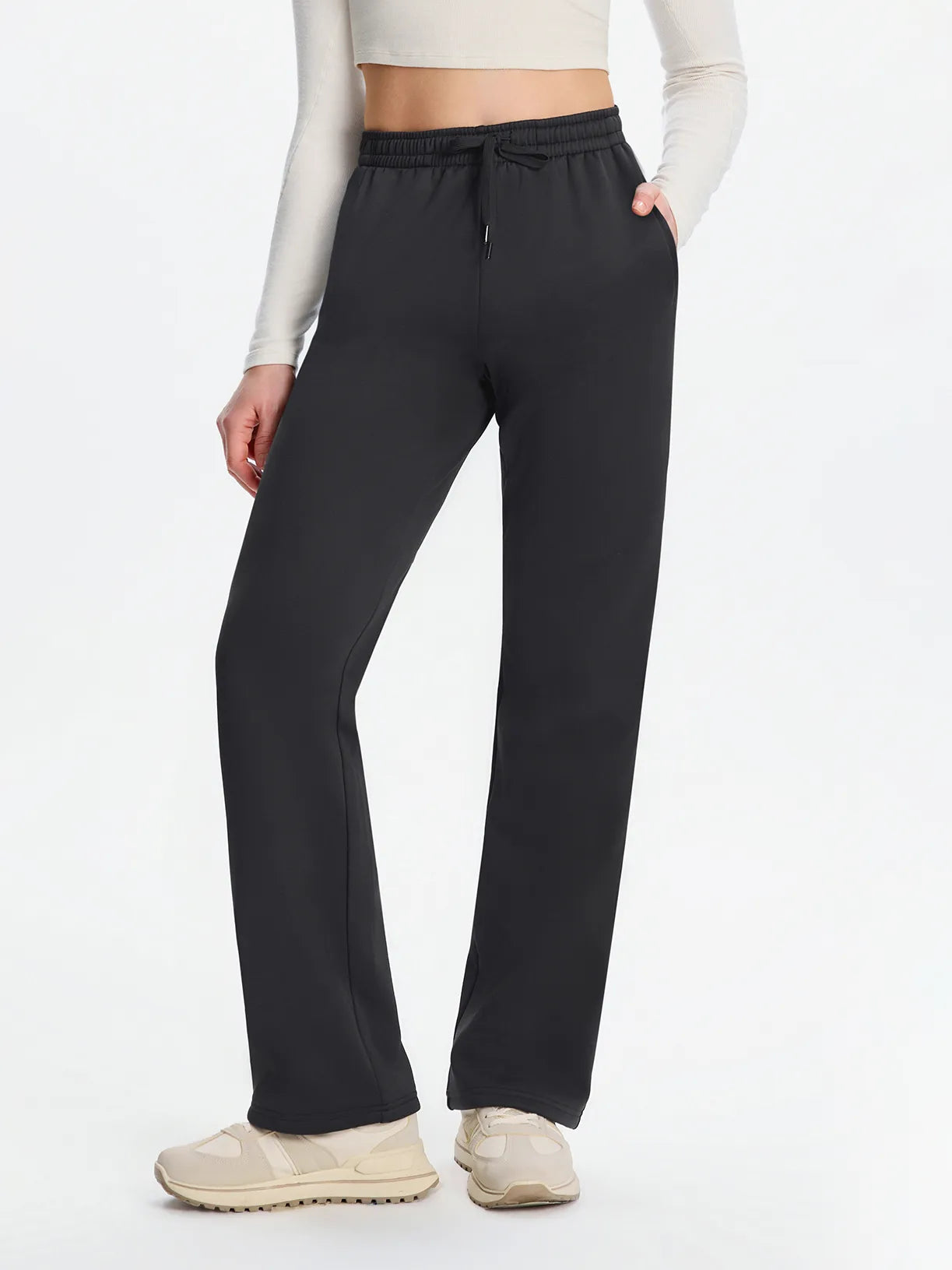 Fleece Lined Water Resistant Sweatpants image 0