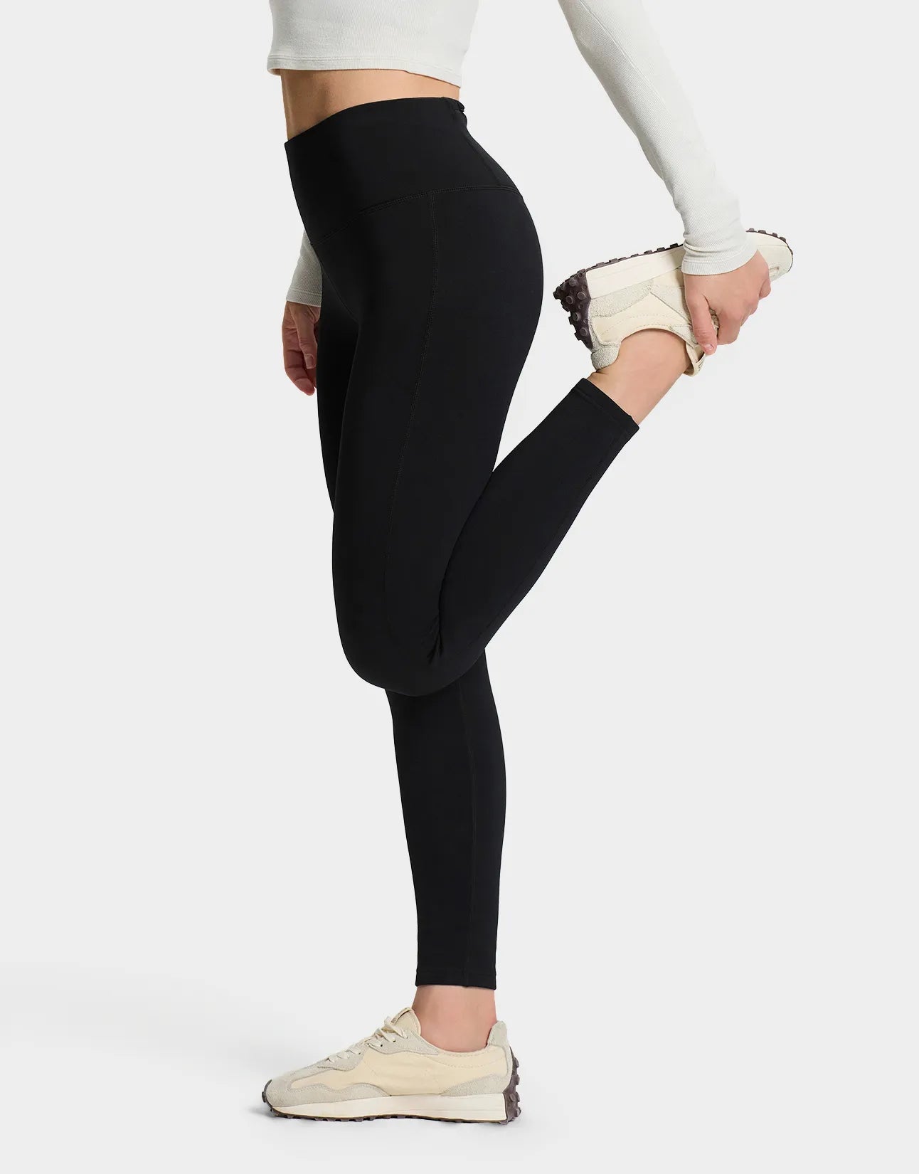 CozyWarmth Fleece Lined Leggings #color_Black