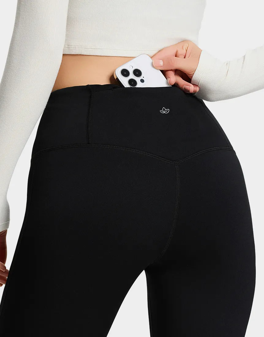 CozyWarmth Fleece Lined Leggings #color_Black