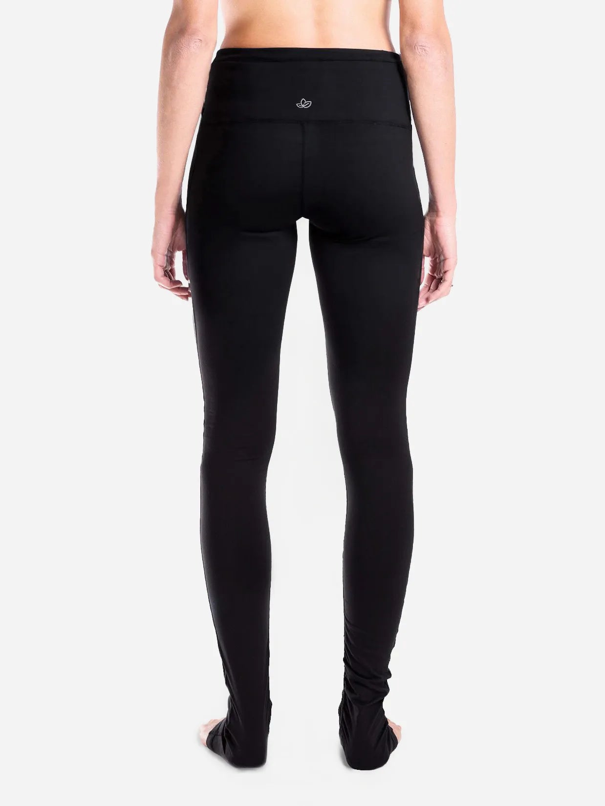 High Rise Over The Heel Leggings  #color_Black