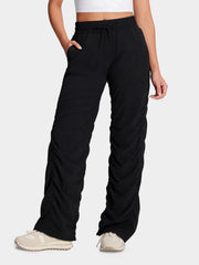 Dance Studio Travel Pants (Lined) #color_Black
