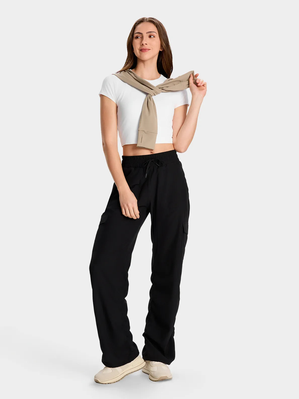 Lightweight Dance Studio Cargo Pants #color_Black