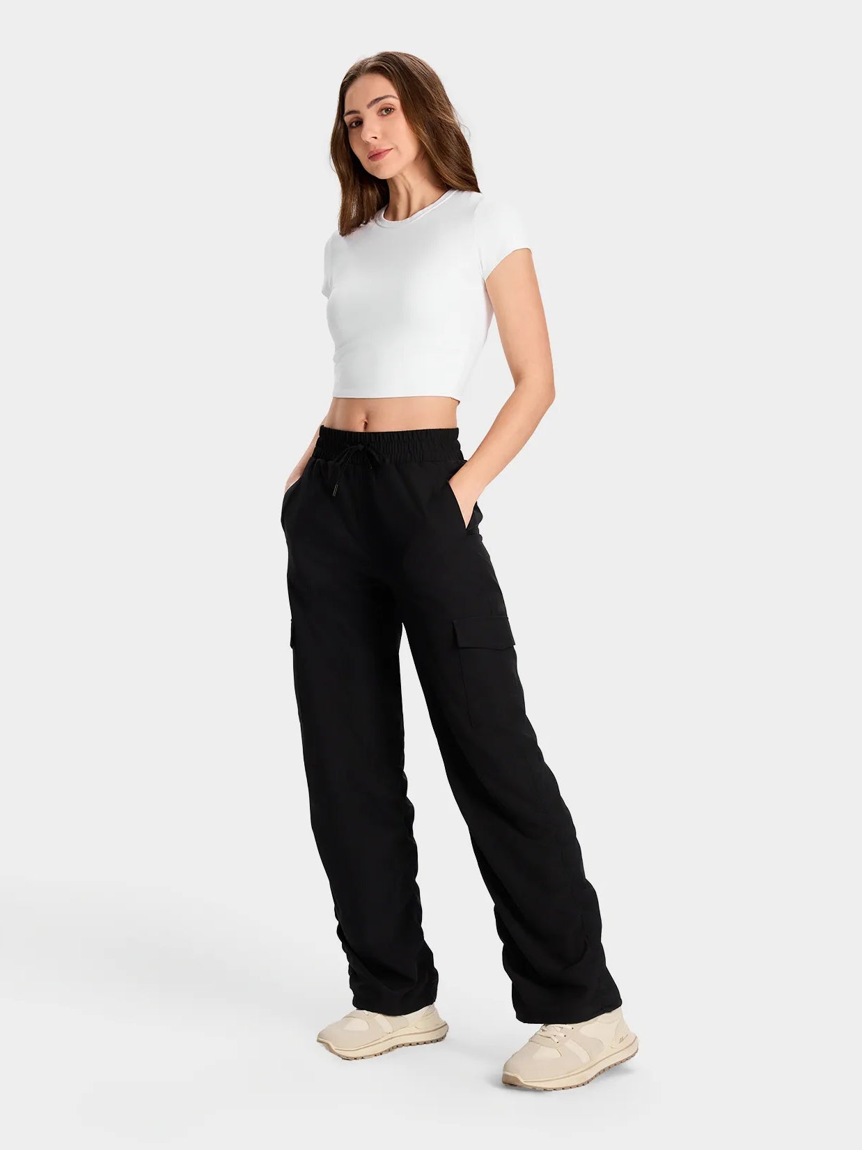 Lightweight Dance Studio Cargo Pants #color_Black