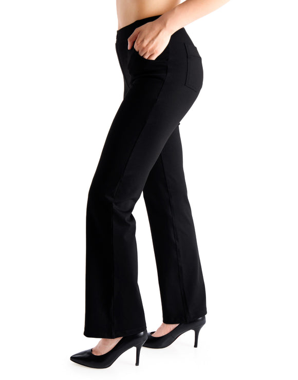 Yogipace Women's 22/25/28 UPF 50+ High Waisted Wide Leg Cropped Yoga  Pants Lightweight Lounge Pant with Pockets