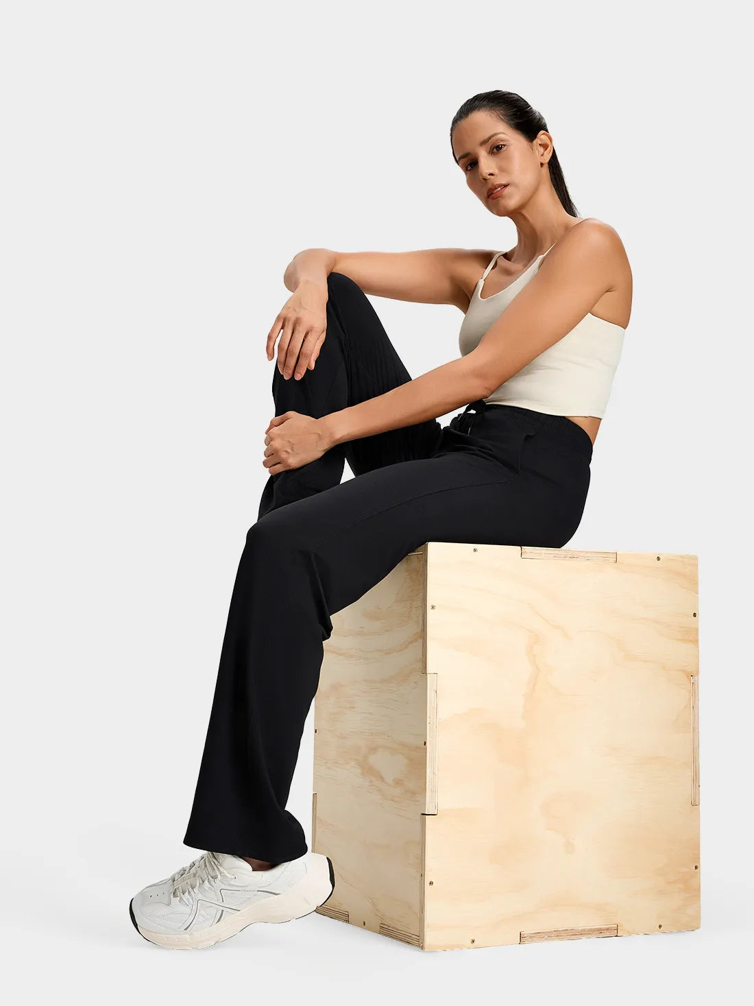 Ultra Soft Performance Straight Leg Yoga Pants image 3