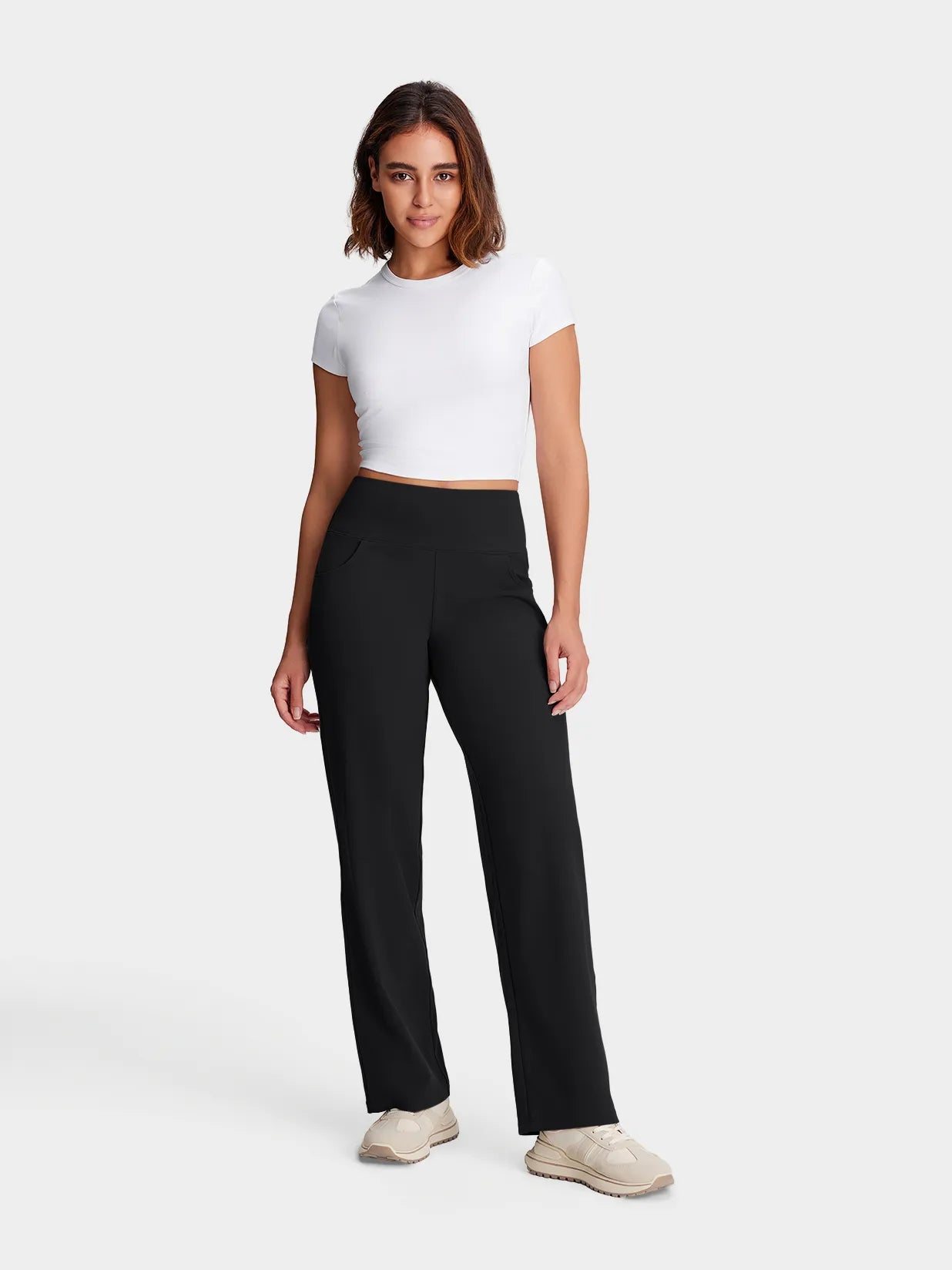 High Rise Wide Leg Pants image 3