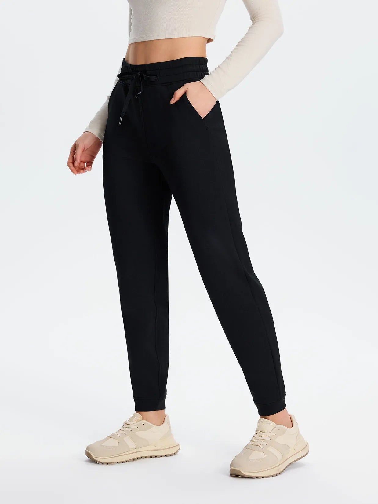CozyWarmth Fleece Lined Joggers image 2