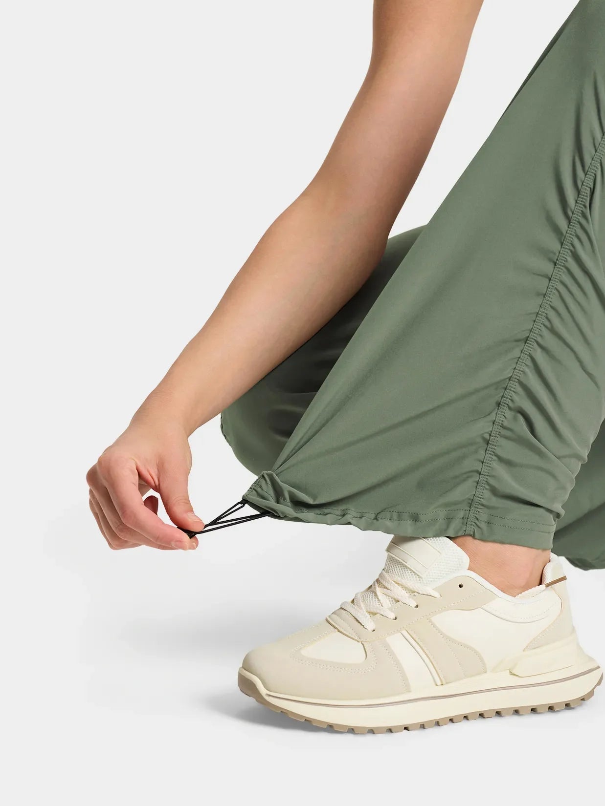 Lightweight Dance Studio Travel Pants #color_Grey Sage