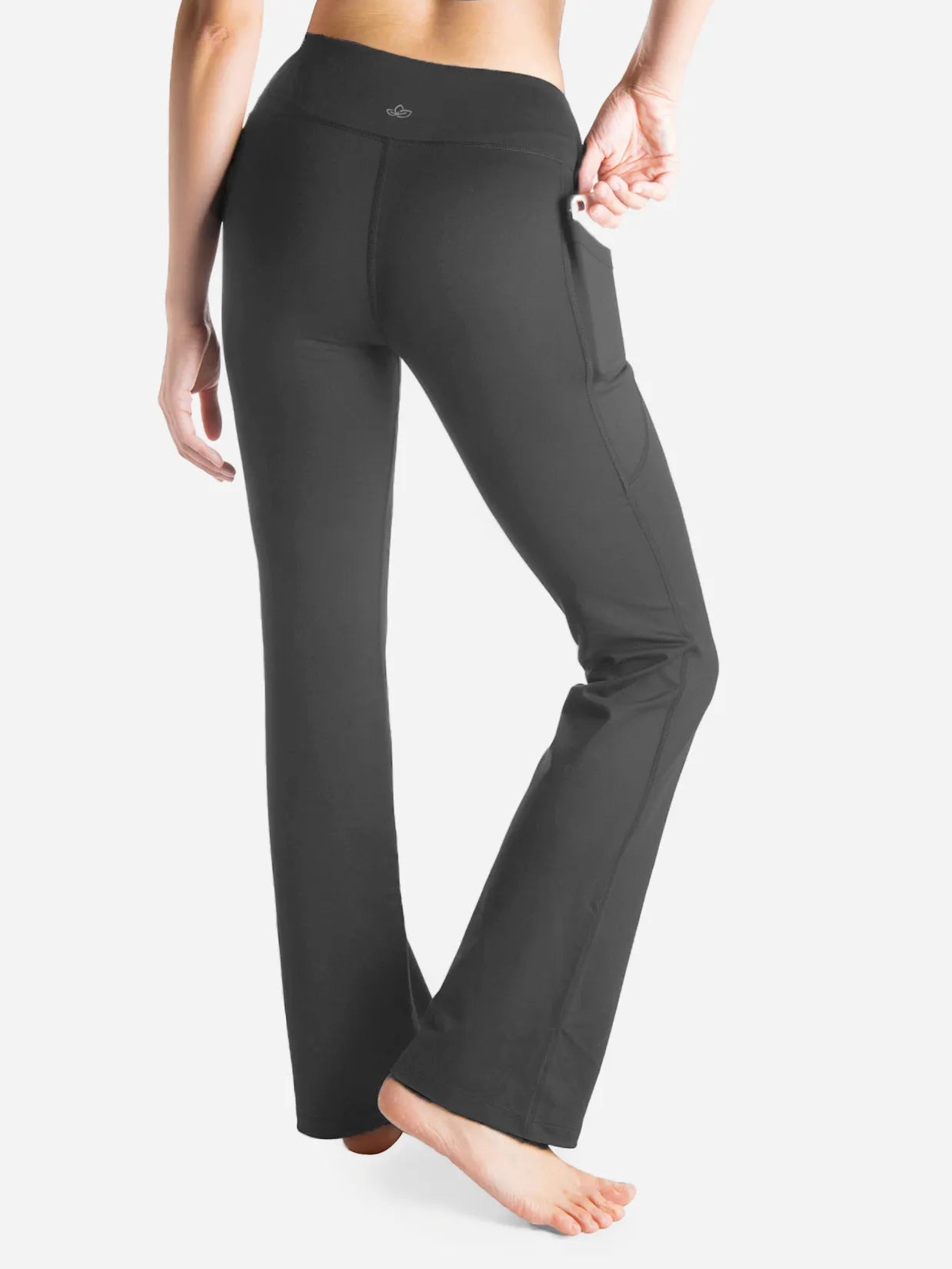 Essential Bootcut Yoga Pants, Side Pockets image 1