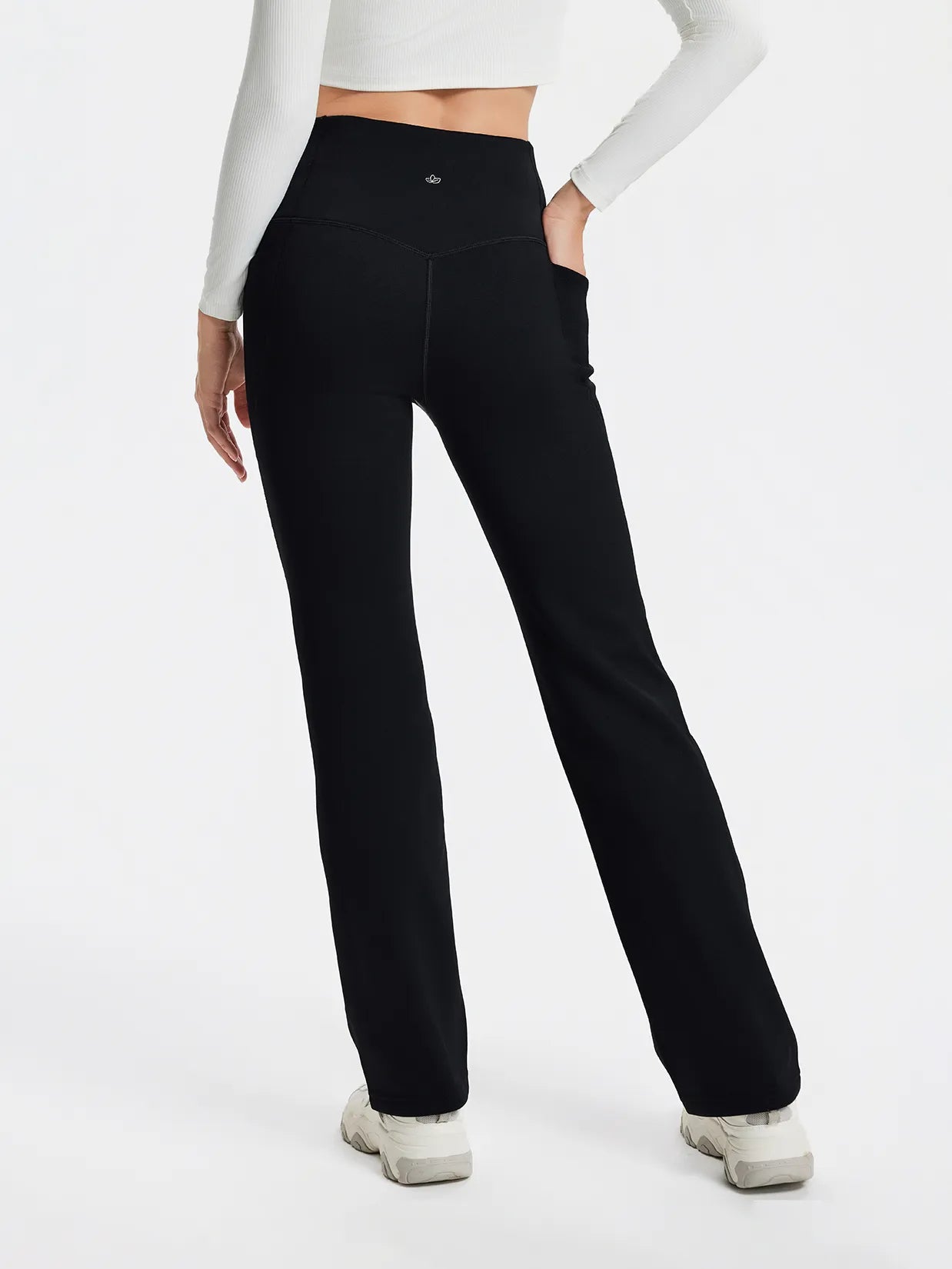 CozyWarmth Fleece Lined Straight Leg Sweatpants, Side Pockets image 1