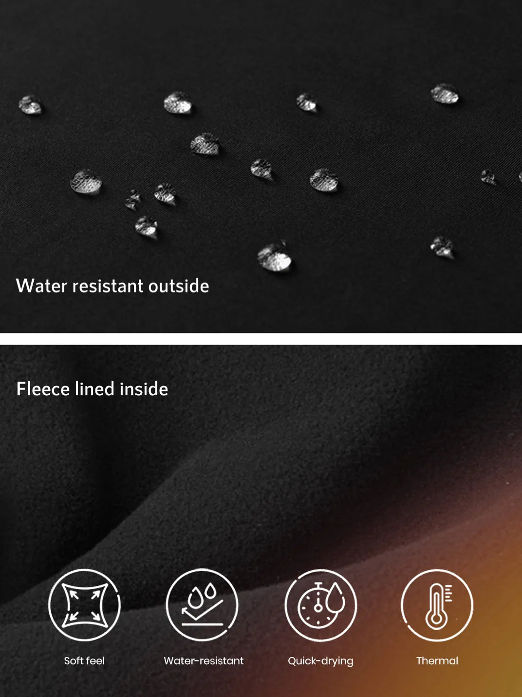 Fleece Lined Water Resistant Sweatpants image 5