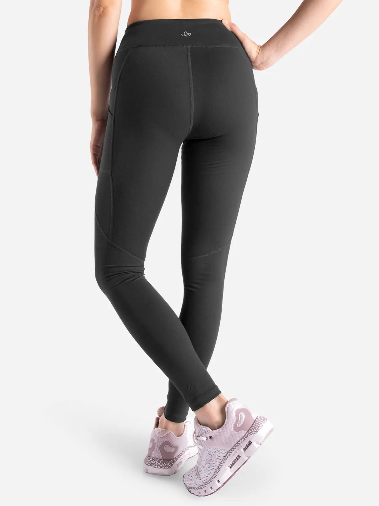 Essential High Waisted Yoga Leggings, Tall, Side Pockets image 2