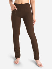 Straight Leg Yoga Pants, 5 Pockets image 0