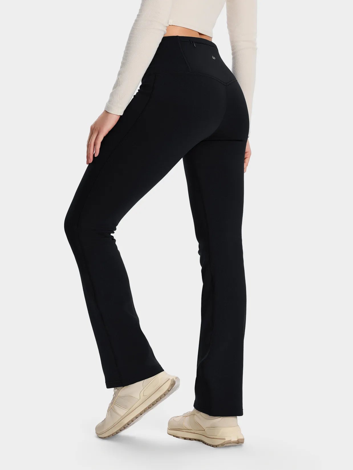 CozyWarmth Fleece Lined Flare Leggings image 1
