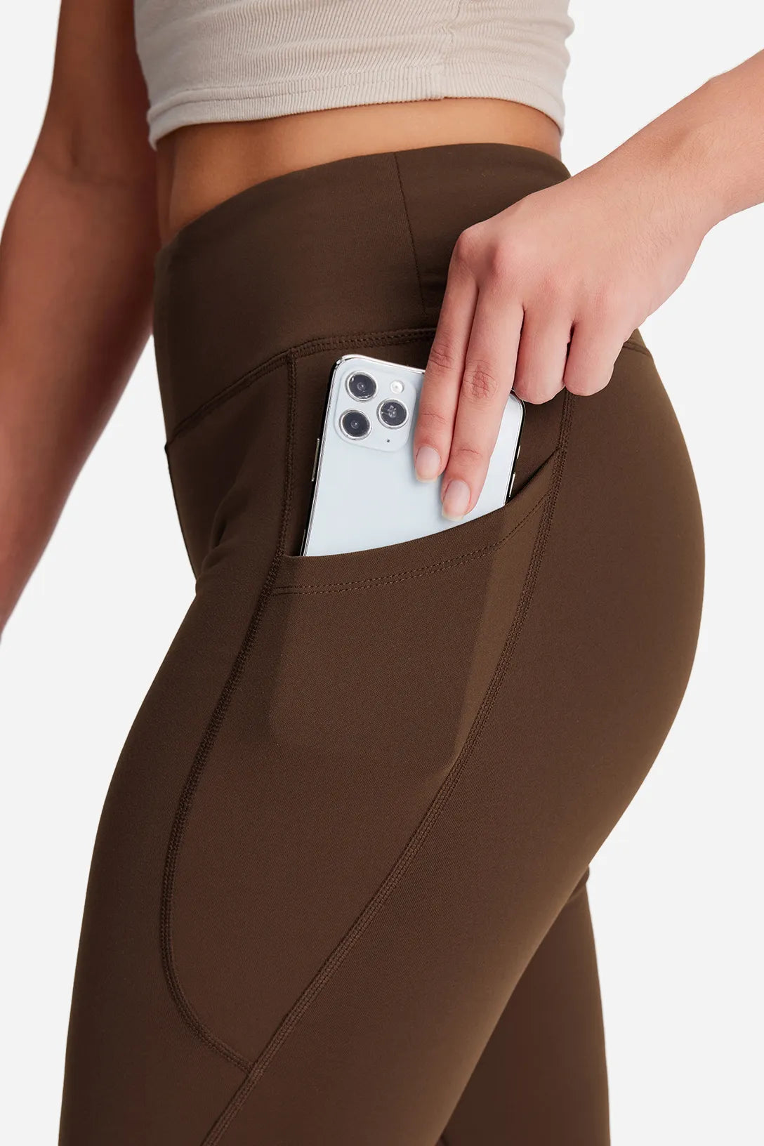 Essential Bootcut Yoga Pants, Side Pockets image 2