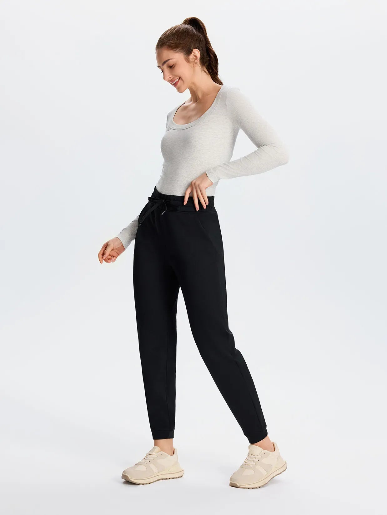 CozyWarmth Fleece Lined Joggers image 4