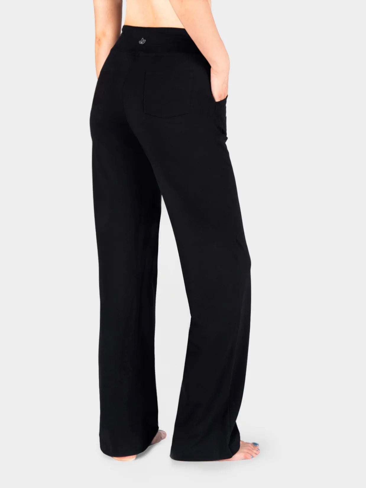 Essential Wide Leg Yoga Pants, Slant Pockets image 1
